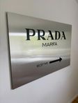 PRADA tavla i aluminium