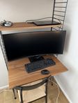 Välvd ultrawide gamingskärm 34 tum WQHD 