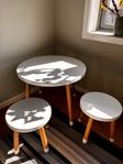 Barnbord med barnstolar Flexa dots 