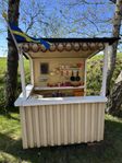 Lekkiosk, käpphäststall, lekstuga