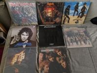 Lp skivor Hårdrock 