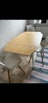 Klaffbord + 4st stolar 