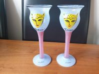 Ulrica Hydman Vallien Kosta Boda Pokalglas "Dear"