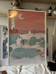 Plansch Mumin 61x91 cm