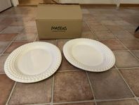 Oanvända Mateus fat vit 35 cm