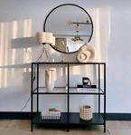 Ikea Vittsjö hylla metall/glas