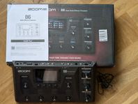 ZOOM B6 Multi-Effekt pedal för elbas