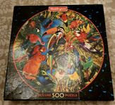 Pussel/ Puzzle Waddingtons-Tropiska Fåglar 500bitar 90tal 