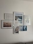 Tavelramar med posters