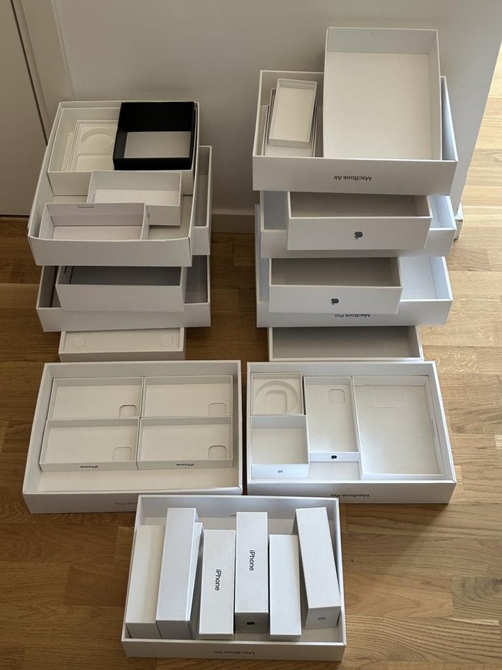 Apple Mac lådor till förvarin...