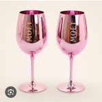 Rosa Moet Chandon glas