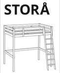 Storå loftsängstomme