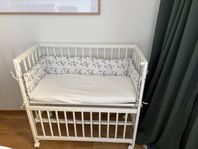Komplett sidosäng/bedside crib 