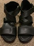 Footflexx Sandaler, Svarta, Storlek 38