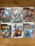 6 st Wii spel till barn