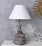 NY! Trevlig lampa med chihuahua / hund på kuddar.