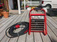 Värmefläkt TIG53 5kW med  20m 16A kabel  