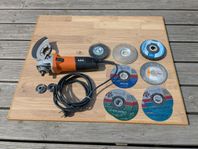 Vinkelslip AEG  900 W 125 mm