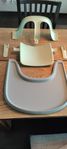 Stokke tripp trapp baby-insats och bricka 