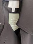 Ny svart trenchcoat 