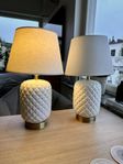 Två bordslampor från Jotex