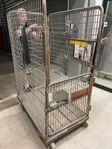 Burvagnar / rullburar i metall – ca 20–40 st till salu