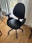 IKEA HATTEFJÄLL kontorsstol läder