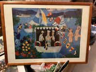 LENNART JIRLOW. Offsettryck, signerad i trycket.