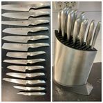 Global SAI Knivar/knivset med knivblock