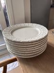 Mateus tallrik- Vit - Lace tallrik 25 cm