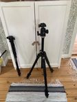 kamerastativ Manfrotto två stycken 
