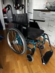 Hopfällbar Transport rullstol med broms