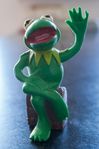 Vintage Muppet Show figur – Kermit (70-tal, PVC, Schleich)
