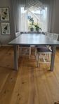 Matbord + 6 stolar