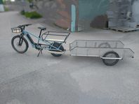 Longtail lastcykel med släp