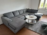 Soffa + soffbord