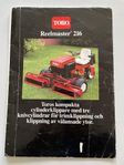 Toro reelmaster 216 reservdelsobjekt