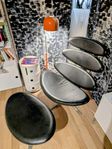 Fåtölj med fotpall 60-talsstil