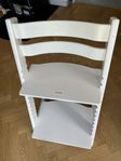 Stokke barnstol vit (två stolar)