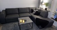 Optus 3-sits soffa med schäslong (höger)