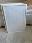 4 st vita ramar, IKEA RIBBA, 50x70 cm