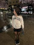 Moncler cardigan vit stickad