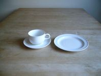 Rörstrand 10 kaffekoppar med fat + 10 assietter