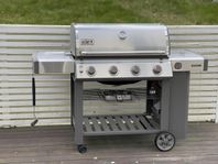 Weber Genesis 2 Grill +rotisseri +skydd +tom gasflaska +sten