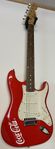 Squier Stratocaster Coca Cola edition