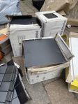 svart kakel 20x20cm ca 100st