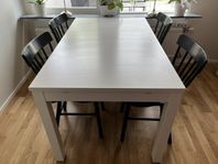 Matbord (Bjursta) & 4 st Stolar (Norraryd)