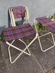 4 st retro campingstolar