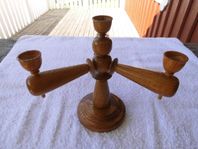 Superfin svarvad ljusstake för 4 st kronljus - AVHÄMTNING