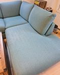 Turkose 3-sits divansoffa 